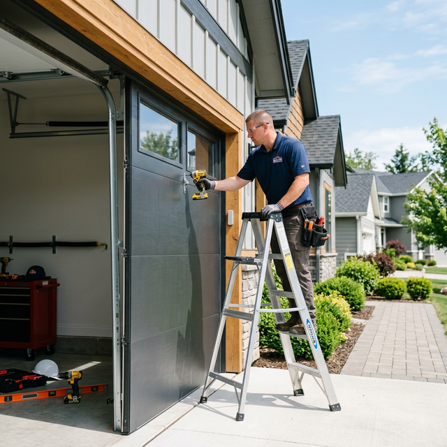 Garage door installation in North MS by Harrell Garage Doors